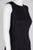 Donna Ricco - DR50199 Scuba Jewel Neck Feathered Sheath Dress In Black