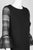 Donna Ricco - DR50269 Flounce Sleeve Jewel Neck Crochet Dress In Black