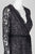 Donna Ricco - DR50346 Floral Lace Long Sleeve Sheath Dress In Black and Gray