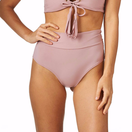 Dusty Rose High Rise Bottom