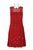 Elie Tahari - E41VA607 Embellished Crochet A-line Dress In Red