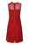 Elie Tahari - E41VA607 Embellished Crochet A-line Dress In Red