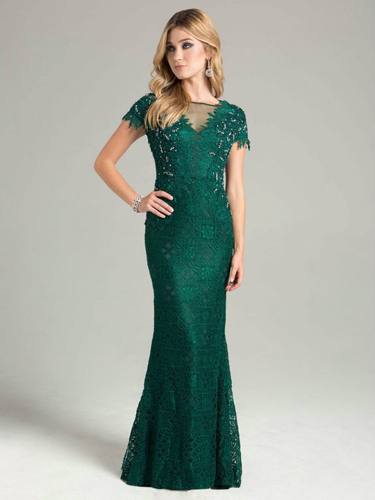 32760 Dress In Dark Green