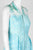 Elie Tahari - E50G3607 Floral Lace Pleated A-line Dress In Blue and Green