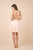 Nox Anabel - E696 Lace Halter A-Line Short Dress In Neutral