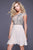 Shail K - 21261 One Shoulder Sequined Cocktail Dress In Pink