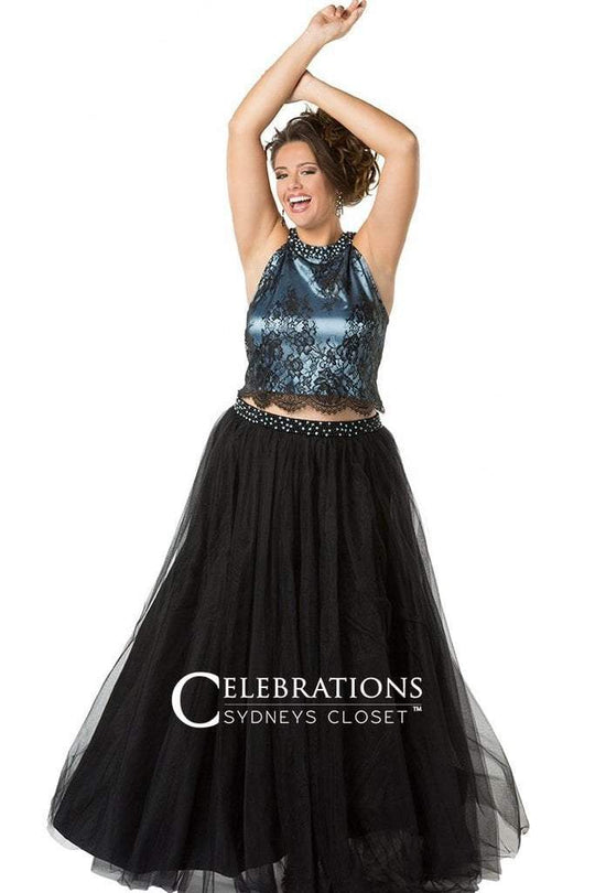 CE1807 Two Piece Halter Dress