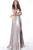 Jovani - JVN68195 Sleeveless Scoop Metallic A-line Dress In Pink