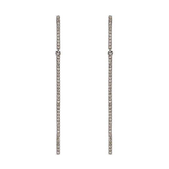 Brooklyn Dangle Diamond Stud Earrings