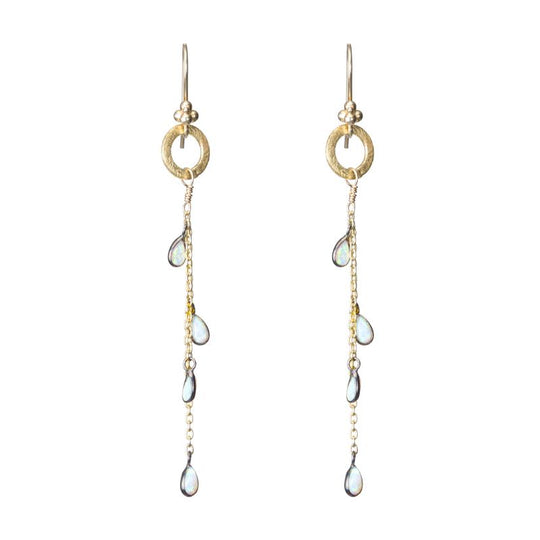 Jaipur Opal Teardrop Earrings