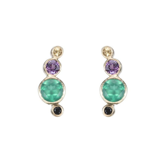 Jaipur Gemstone Ear Crawlers