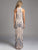 Lara Dresses - Bewitching  Halter Gown with Eccentric Beadworks 33254, Neutral, Blue