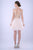 Nina Canacci - 252 Embellished Plunging Sweetheart A-line Dress In Neutral