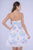 Nina Canacci - 539 Floral Patterned Sweetheart A-line Dress In White