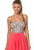 Terani Couture - 151P0029A Strapless Sweetheart Crystal Gown in Pink and Neutral
