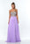 Terani Couture - 151P0029A Strapless Sweetheart Crystal Gown in Purple and Neutral