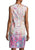 Elie Tahari - E6033607 Multi-Print Jewel Neck Sheath Dress In Pink and Multi-Color