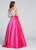 Ellie Wilde - EW117025 Heart Applied Two Piece Asymmetrical Ballgown