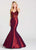 Ellie Wilde - EW118034 Lace Sweetheart Mermaid Dress In Red