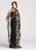 Ellie Wilde - EW118074 Multi-Colored Lace Embroidered Jersey Dress In Black and Multi-Color