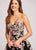Ellie Wilde - EW118079 Embroidered Sweetheart A-line Dress In Black and Pink