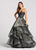 Ellie Wilde - EW118098 Lace Sweetheart A-line Dress In Gray