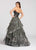 Ellie Wilde - EW118098 Lace Sweetheart A-line Dress In Gray