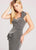 Ellie Wilde - EW118100 One Shoulder Ruffled Jersey Mermaid Dress In Gray
