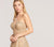 Ellie Wilde - EW118125 Strapless Lace Sweetheart A-line Dress In Gold