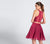 Ellie Wilde - EW21761S Two Piece Halter A-Line Cocktail Dress