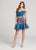 Ellie Wilde - EW21837S Off-Shoulder Floral Printed A-Line Dress