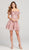 Ellie Wilde - EW21843S Metallic Corded Lace Off Shoulder Dress