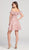 Ellie Wilde - EW21843S Metallic Corded Lace Off Shoulder Dress