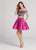 Ellie Wilde - EW21878S Off-Shoulder Navojo-Inspired Cocktail Dress In Pink