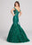 Ellie Wilde - EW21887 Embroidered Off-Shoulder Trumpet Gown In Green