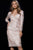 98003 Two Piece Long Sleeves Cocktail Dress