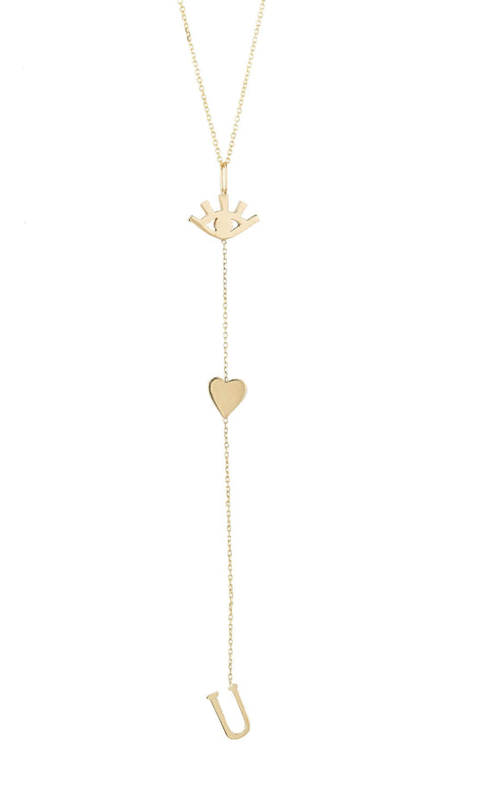 Elizabeth Buenaventura -  Eye Love U Necklace