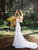 Wilderly Bride by Allure Bridals - F117 Lace Deep V-neck Wedding Dress In White