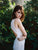 Wilderly Bride by Allure Bridals - F120 Lace Vneck Fitted Wedding Dress In White