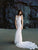 Wilderly Bride by Allure Bridals - F120 Lace Vneck Fitted Wedding Dress In White