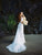Wilderly Bride by Allure Bridals - F122 Lace V-neck Sheath Bridal Dress In White
