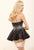 Terani Couture - P3061 Strapless Jewel Embellished Peplum Cocktail Dress in Black and Neutral