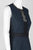 T Tahari - F50CB607 Embellished Jewel Neck A-line Dress In Blue