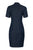 T Tahari - F50M6607 V-neck Solid Denim Sheath Dress In Blue