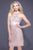 Shail K - 21225 Sequined Halter Sheath Dress In Pink