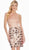 Ashley Lauren - 4099 Sequin Paillette Halter Sheath Dress In Pink and Gold