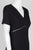 T Tahari - F904J627 Pearl Embellished V-neck Fitted Dress In Black