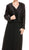 Ruched V Neck Long Formal Dress with Jacket