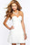 Strapless Sweetheart Chiffon Short Cocktail Dress 7075a