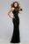 Bewitching Fully Sequined Evening Gown 7707